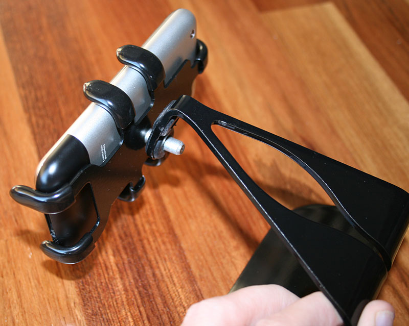 Illustration for article titled Lightning Round: Ped 3 iPhone Stand (Verdict: Excellent, but Pricey)